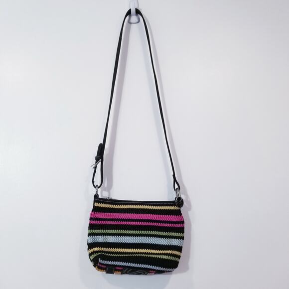 The SAK Striped Knitted Crossbody Bag - Picture 1 of 11